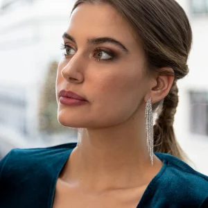 Pendientes Cristal Cascada