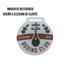 MEDALLA ACRILICO PERSONALIZADO 5 a 7CM