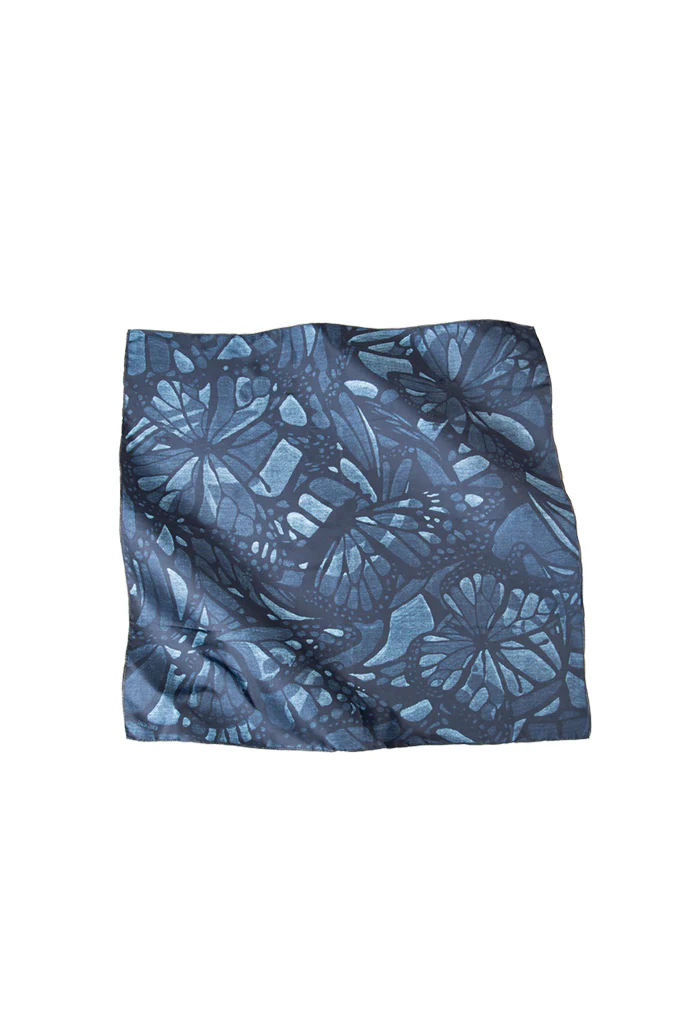 Mascada Vuelo de Mariposa Mezclilla 90 cm - Imagen 9