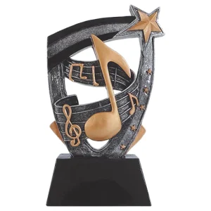 TROFEO NOTA MUSICAL2 RSMUSICA  21 CM