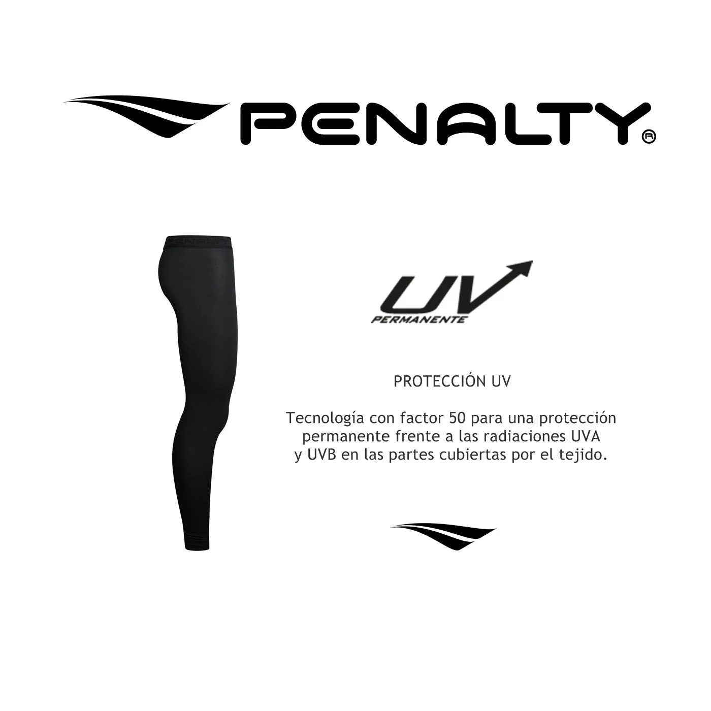 CALZA LARGA TERMICA PENALTY SKIN 466 CON BOLSILLO NEGRO - Imagen 4