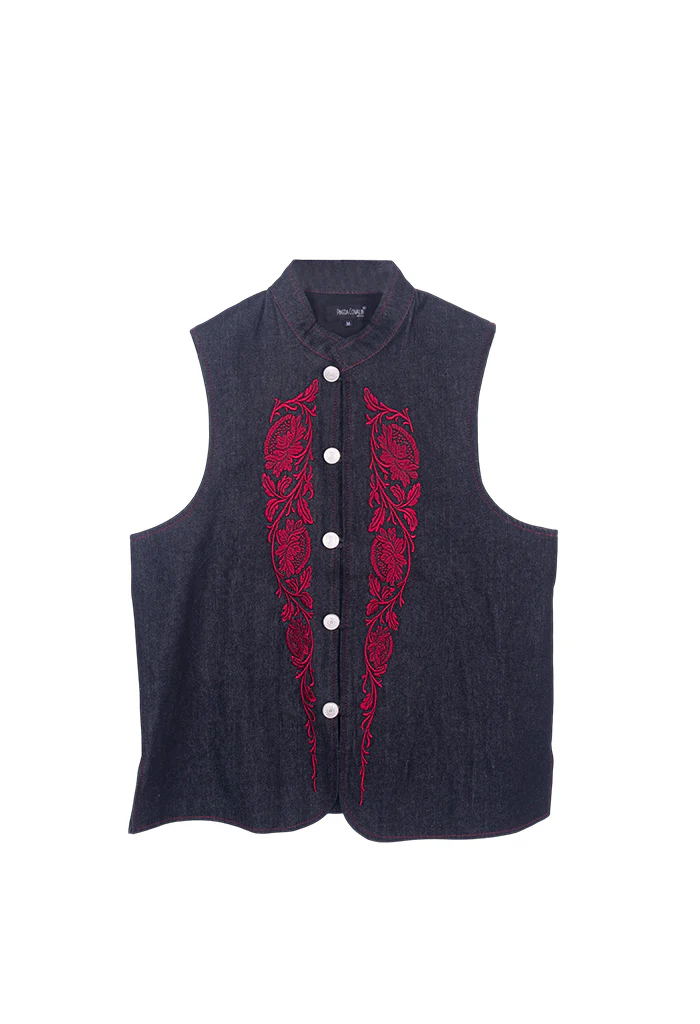 Chaleco Hombre Bordado Talabartería