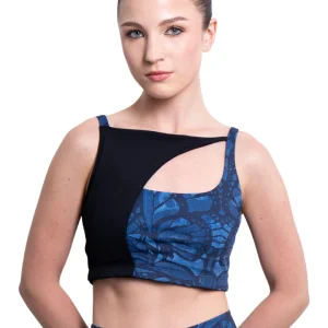 Top Tonalli Vuelo Mariposa Mezclilla