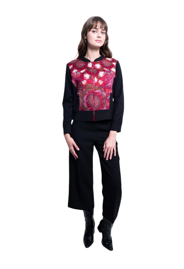 Bomber Okomej Colibrí Rojo Quemado - Imagen 6