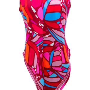 Blusa Cuello Ajustable Mariposa Abstracta