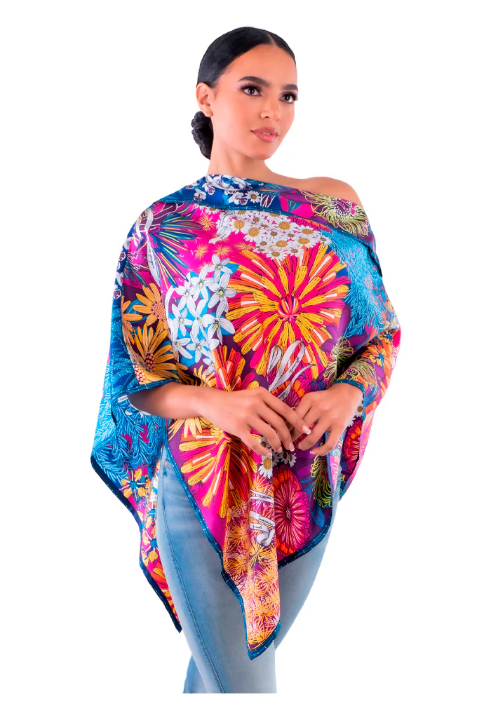 Poncho Herbolaria Flores - Imagen 6