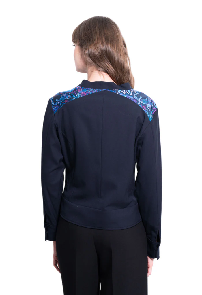 Bomber Okomej Ajolotes Azul Morado - Imagen 7