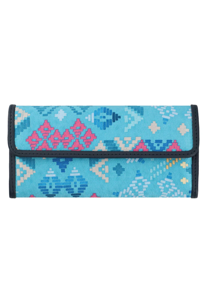 Cartera de Bolsillo Seda Tejido Maya