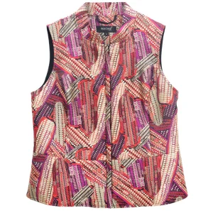 Chaleco Beritsi Mazorca Naranja Fucsia