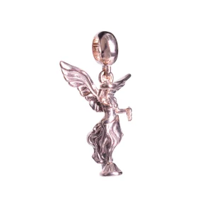 Amuleto para Brazalete Angel independencia Baño de Oro