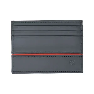 Tarjetero Kukxaan Negro Ribete Rojo Peyote