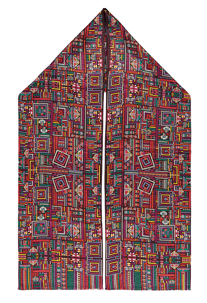 Bufanda Doble Vista Teotihuac谩n - Imagen 3