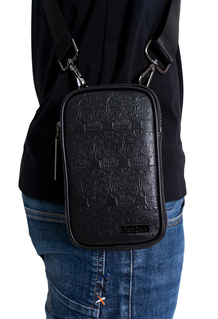 Multifuncional Maak Piel Grabado Tzompantli - Imagen 7