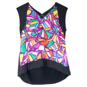 Blusa Caudal Mariposa Abstracta