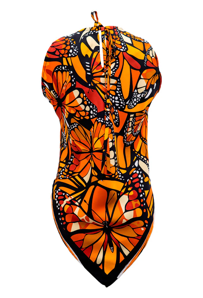 Blusa Cuello Ajustable Vuelo de Mariposa - Imagen 7