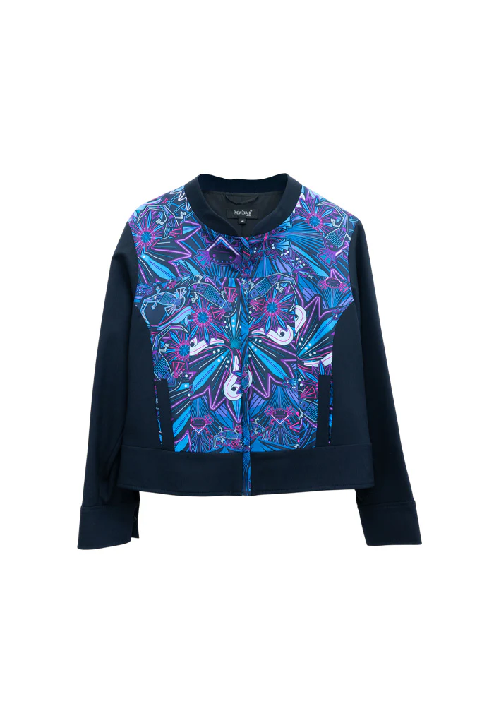 Bomber Okomej Ajolotes Azul Morado