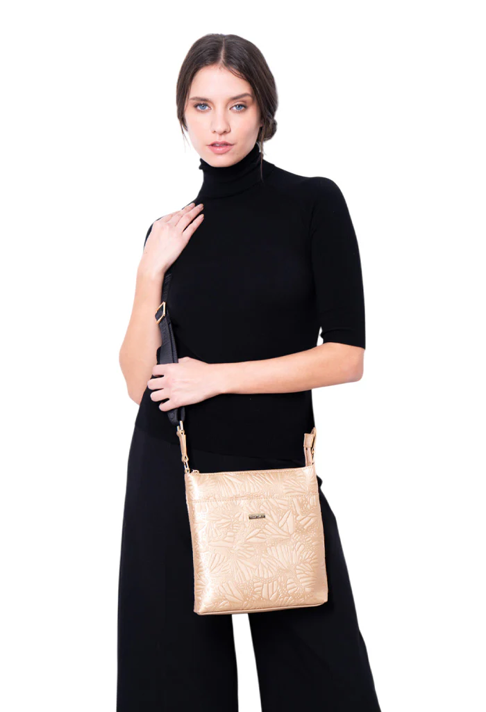 Messenger Bag Xíimbal Saff Grabado Mariposa - Imagen 3