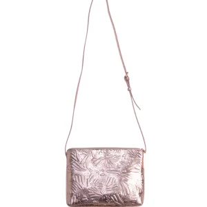 Bolsa Yaakun de Piel Grabado Mariposa