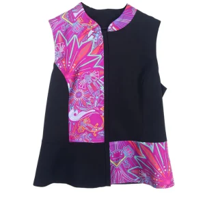 Chaleco Combinado Ajolotes Fucsia