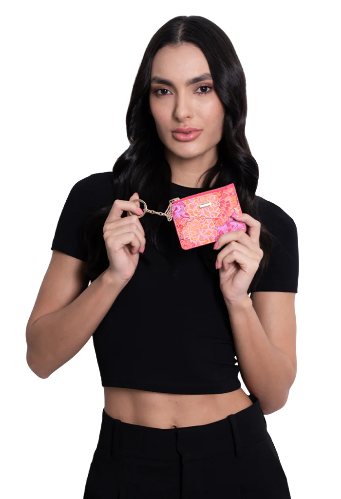 Tarjetero c/llavero Neek Saffiano Cempasúchil - Imagen 9