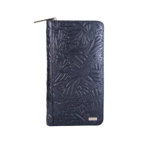 Porta Documentos Kóoch de Piel para Mujer Grabado Mariposa