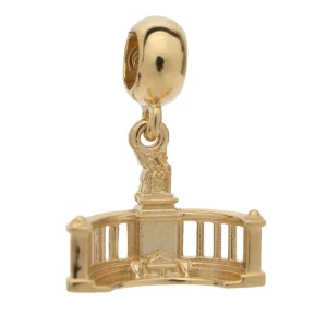 Amuleto para Brazalete Hemiciclo a Juárez Baño de Oro