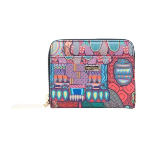 Cartera Chica Saffiano Diosas Mexicas Morado