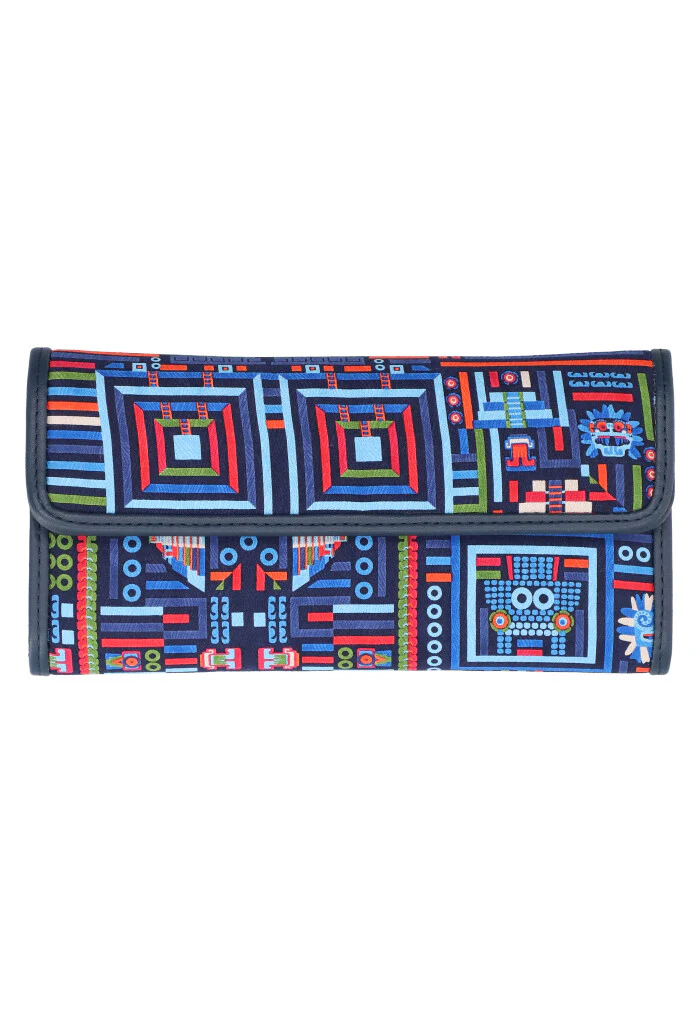 Cartera de Bolsillo Seda Teotihuacan