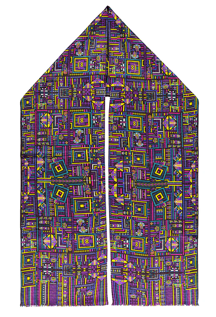 Bufanda Doble Vista Teotihuac谩n - Imagen 4