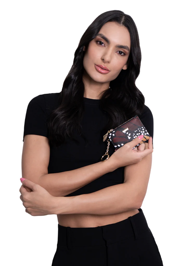 Tarjetero c/llavero Neek Saffiano Mariposa Macro - Imagen 6