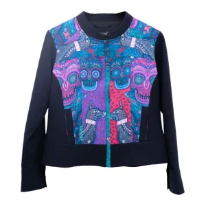 Bomber Okomej Día de Muertos Mictlán Turquesa