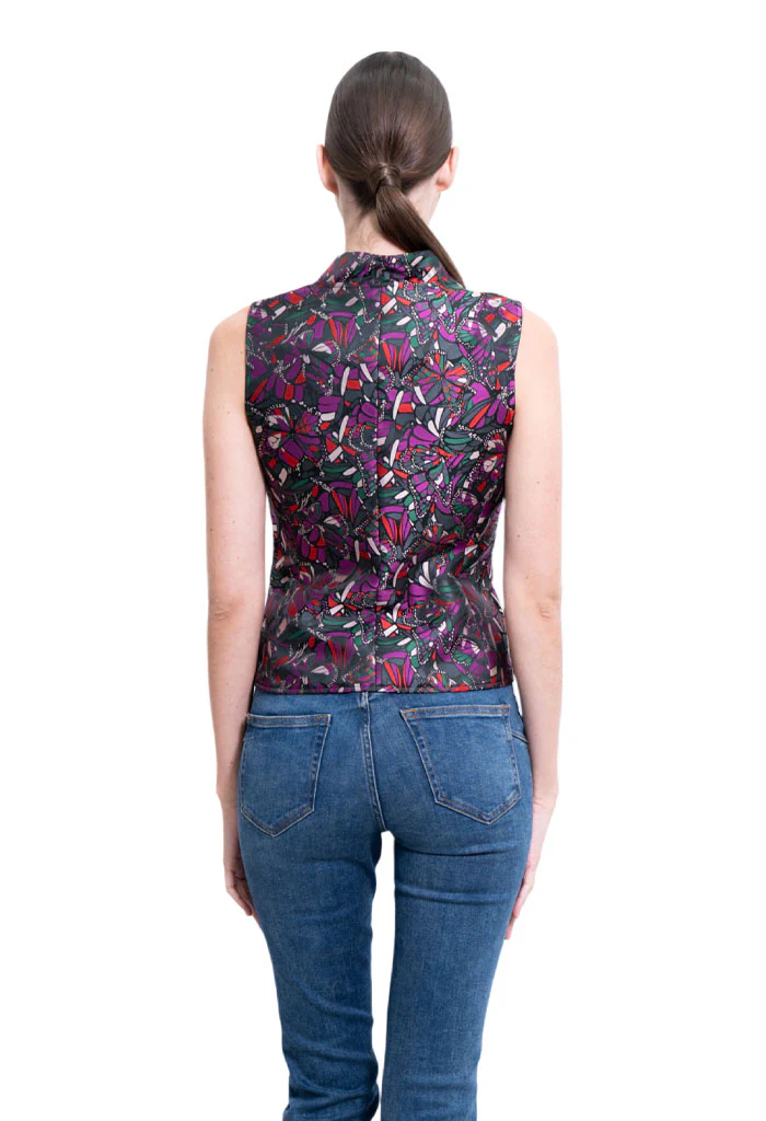 Chaleco Beritsi Vuelo Mariposa Verde - Imagen 5