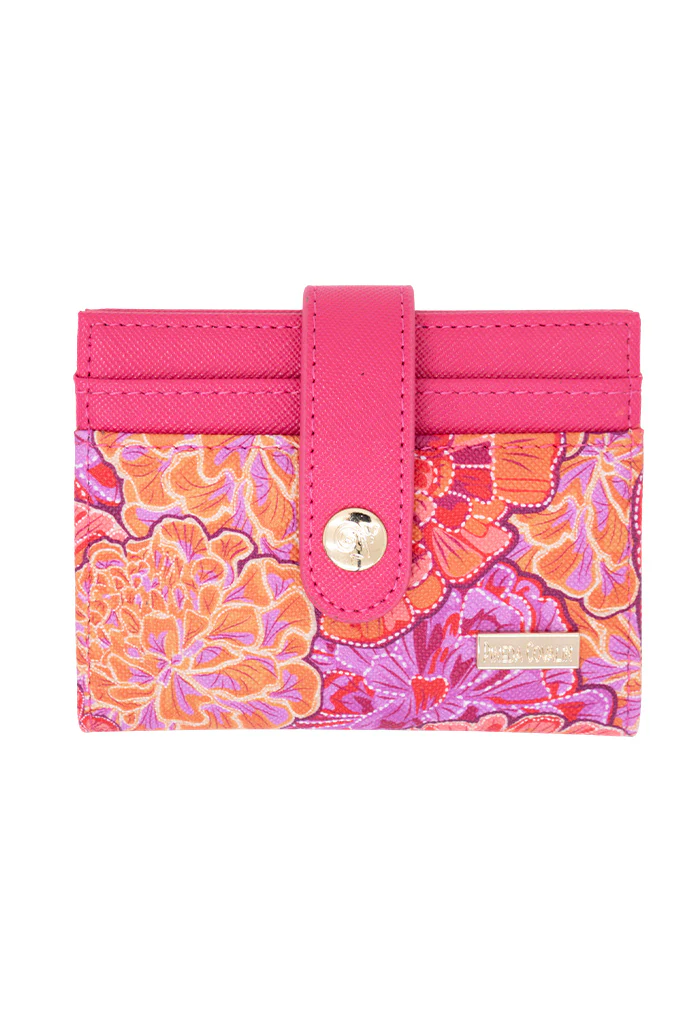Tarjetero Meent Saffiano Cempasúchil
