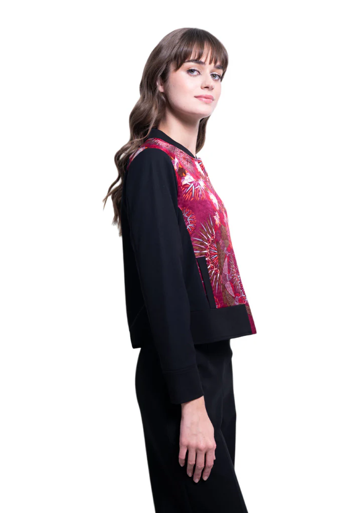 Bomber Okomej Colibrí Rojo Quemado - Imagen 5