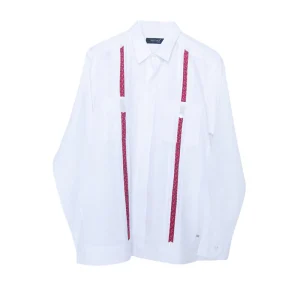 Guayabera Beel Blanca Colibrí