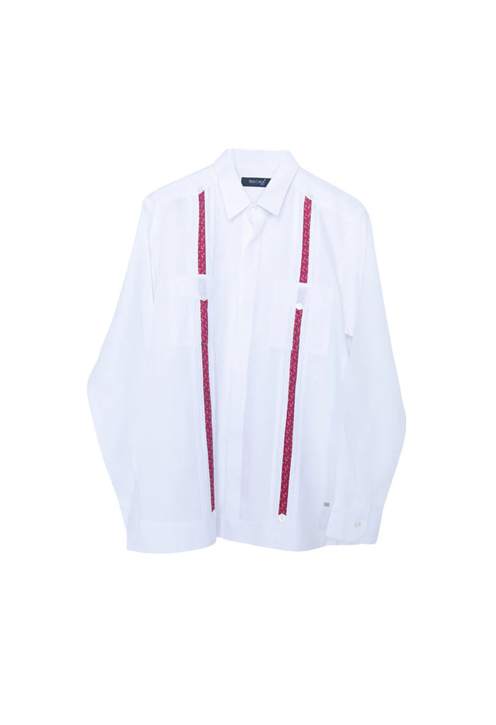 Guayabera Beel Blanca Colibrí