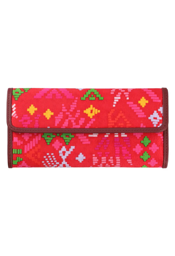 Cartera de Bolsillo Seda Tejido Maya - Imagen 6