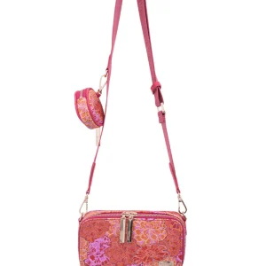 Bolsa Crossbody Utsil Saffiano Cempasúchil Ofrenda