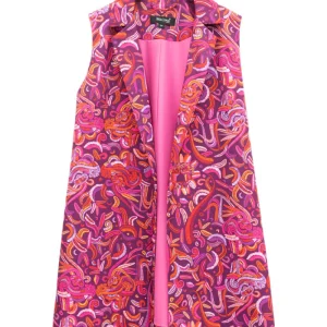 Chaleco Okuili Quetzalcóatl Fucsia