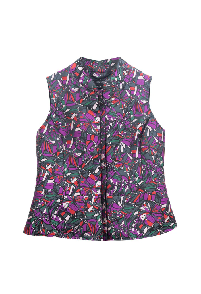 Chaleco Beritsi Vuelo Mariposa Verde