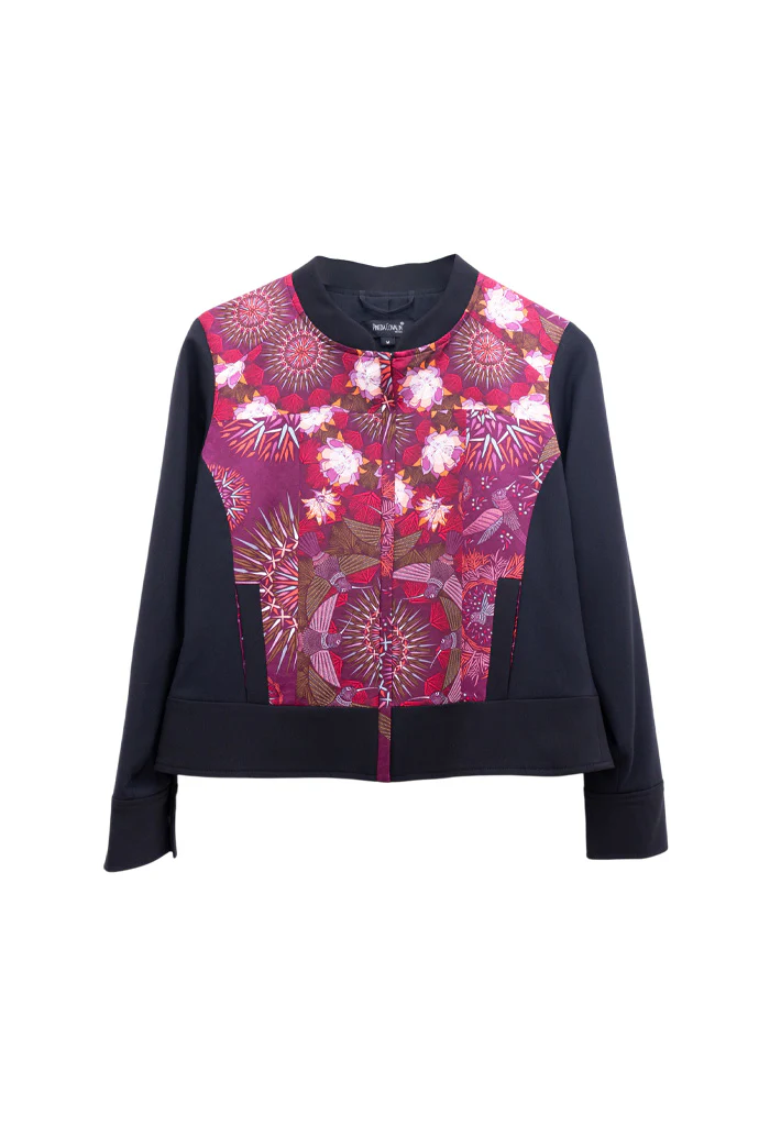 Bomber Okomej Colibrí Rojo Quemado