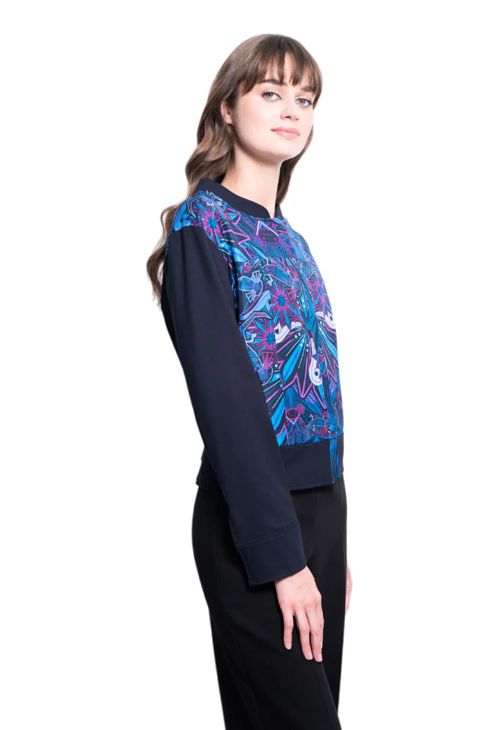 Bomber Okomej Ajolotes Azul Morado - Imagen 5