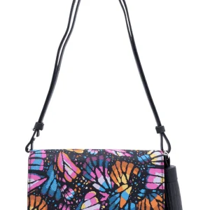 Bolsa Crossbody Cha Mariposa Bordada