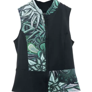 Chaleco Combinado Santuario Cactáceas Verde Jqd