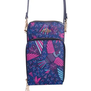 Porta Celular Naab Saffiano Colibrí