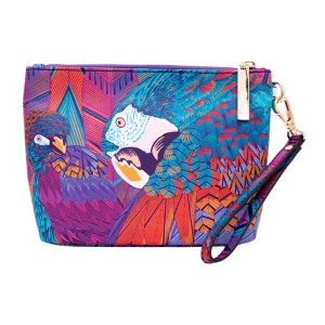 Cosmetiquera Piix Saffiano Guacamaya