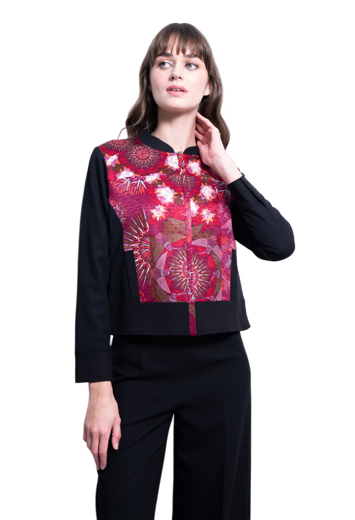 Bomber Okomej Colibrí Rojo Quemado - Imagen 3