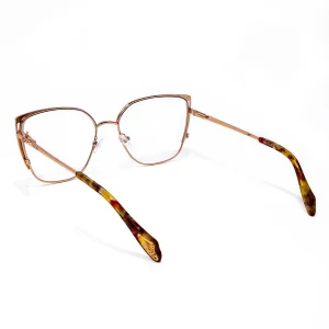 Lentes Oftálmicos Cat Eye Oro Rosa