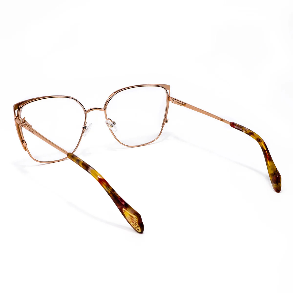 Lentes Oftálmicos Cat Eye Oro Rosa