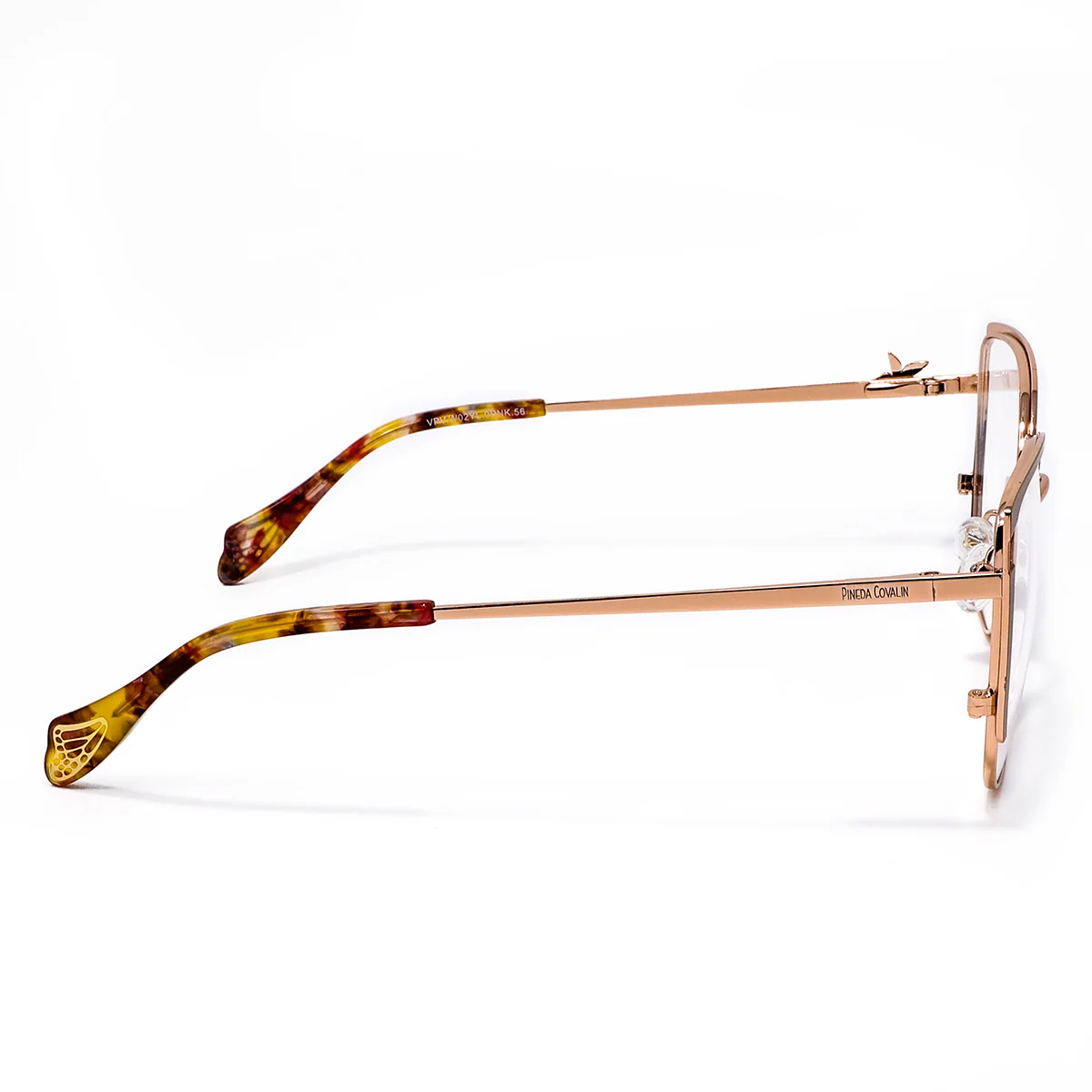 Lentes Oftálmicos Cat Eye Oro Rosa - Imagen 7